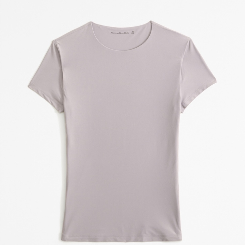 Abercrombie & Fitch Soft Gray Short Sleeve Tee